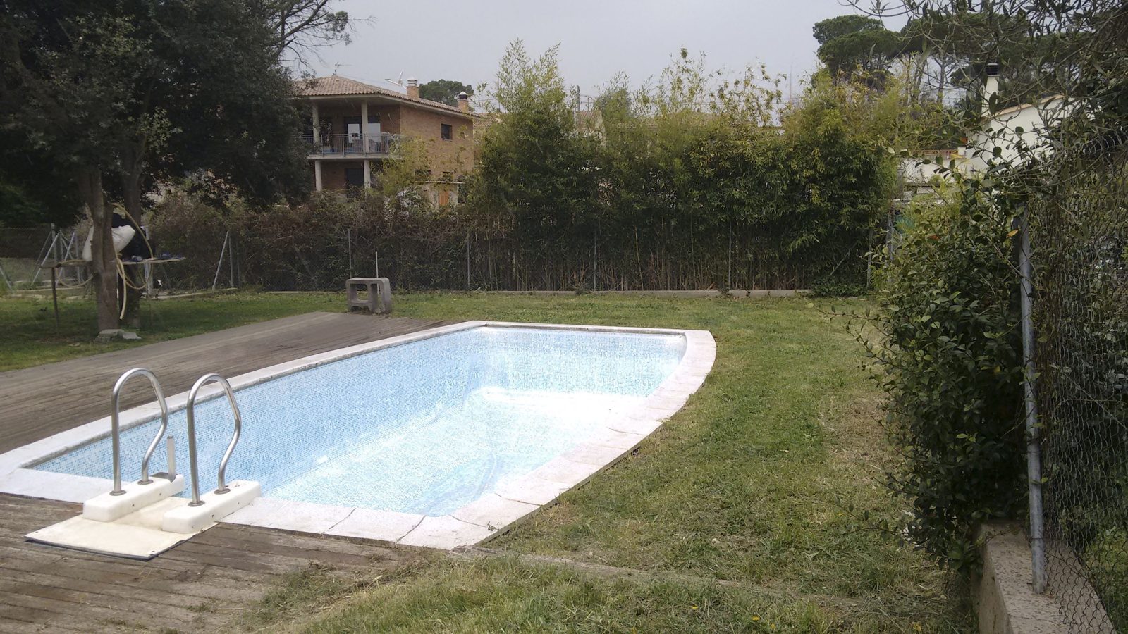 Piscina després de la neteja